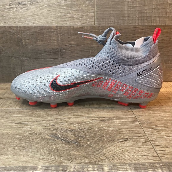 Nike JR Phantom VSN 2 Elite DF FGMG ‘Metallic Grey - Picture 6 of 7